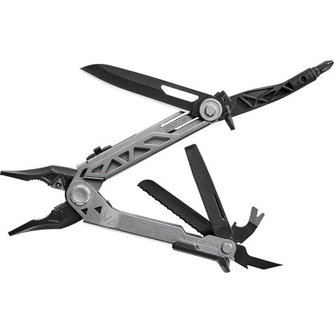 Multiherramienta Gerber Center Drive gris 12 herramientas acero inoxidable