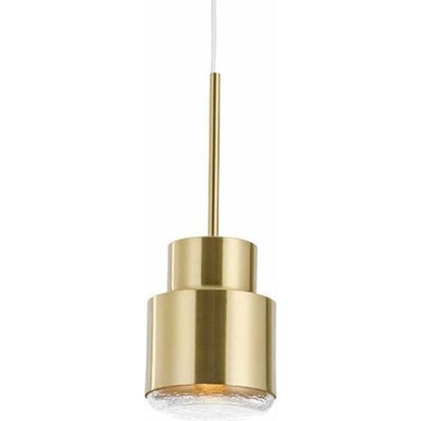 D13cm H36cm E27 Nordic gold glass modern pendant light hanging dining kitchen island lighting designer lamp (1/5)