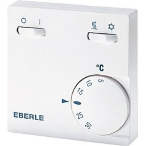 Termostato Eberle RTR-E 6732 blanco puro preciso y fiable