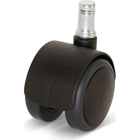 Roulette de meuble - MESO - PU - 50 mm - Axe 11 x 20 mm - Capot