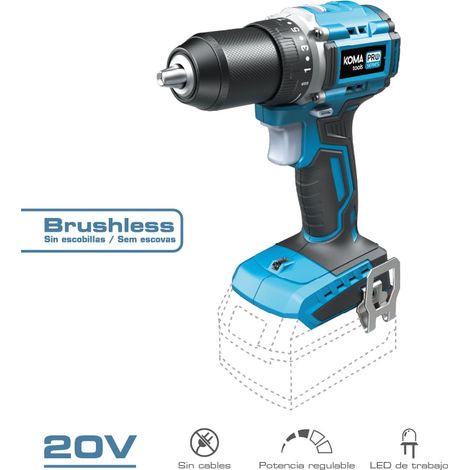 Taladro atornillador compact brushless (1/4)