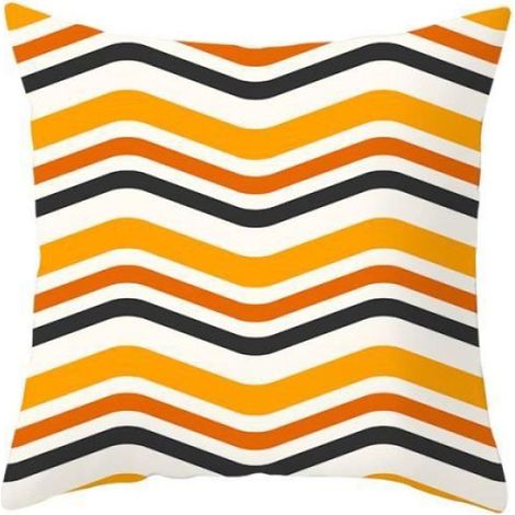 A-Housse de Coussin citrouille Halloween Peau de pêche Décoratif Canapé Voiture Maison Décor 45x45 cm-1pcs (1/3)