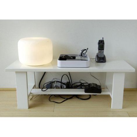 Bluelounge CableBox Cubrecables blanco práctico y duradero (1/5)