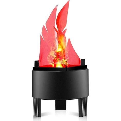 3D flickering flame LED night light for Halloween, Christmas, and indoor party decoration (standard flame) (1/5)