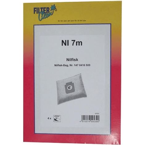 SACHET SACS ASPIRATEUR NILFISK POUR PETIT ELECTROMENAGER NILFISK ADVANCE - FL0815-K