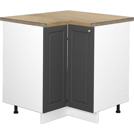 Armario de esquina Fame-Line, Antracita-oro, 80.5 cm , ET Roble, Vicco (1/5)
