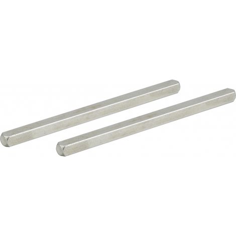 Thirard – Jeu de 2 carrés 6x110 mm pleins – Acier pour portes intérieures – Installation facile avec accessoires adaptés