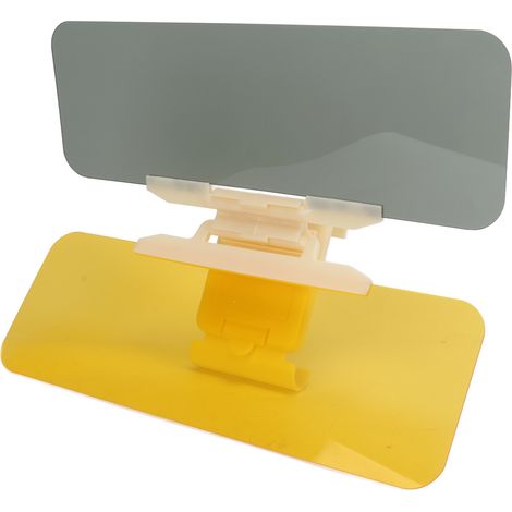 Pare-soleil voiture anti-éblouissement 12.5x5.4in jour nuit PVC pare-soleil auto camion SUV accessoire (1/5)