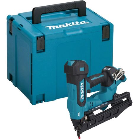 Makita DBN610ZJ 18v Brushless 16GA Angled Finishing Nailer Naked in Case (1/5)