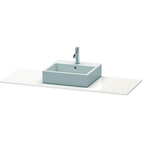 Duravit XSquare Konsole, 1 Ausschnitt mittig, 1400x16x550mm, (1/5)