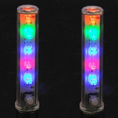 Luz de radio, luz LED para neumáticos, luz para silla de ruedas, luces LED ultrabrillantes e impermeables, súper brillantes para andar de noche, buenas para