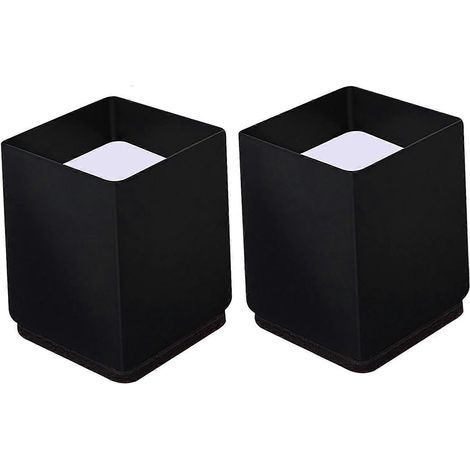 pièces Rehausseurs carrés pour pieds de meubles Protections pour pieds de table (1/4)