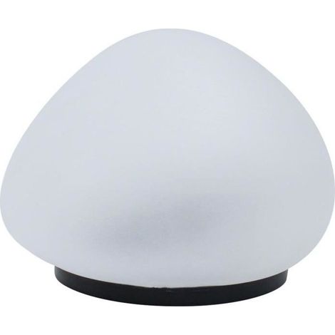 Lampe solaire décorative galet – Ø16 cm – LED blanc froid – Autonomie jusqu'à 8h – IP44 pour extérieur – Design moderne – Lumi Jardin (1/5)