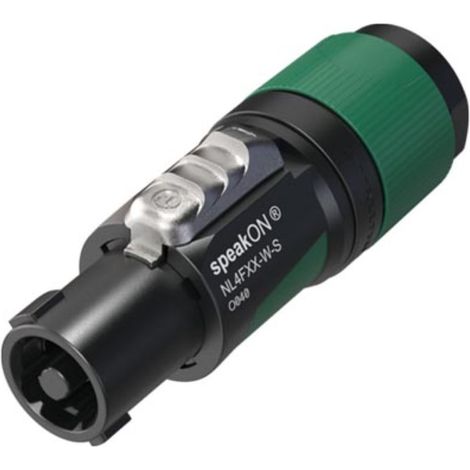 Neutrik NL4FXX-W-S SpeakON, 4 Pôles