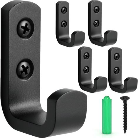 Set mit 5 schwarzen ABRIS-Stahlkleiderbügeln (1/4)