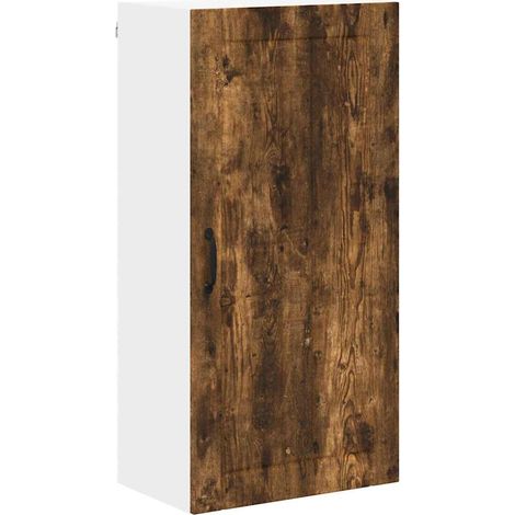 Meubles de Rangement,Armoire de cuisine avec étagère Chêne fumé 50 x 31 x 100 cm CFW365956 (1/5)