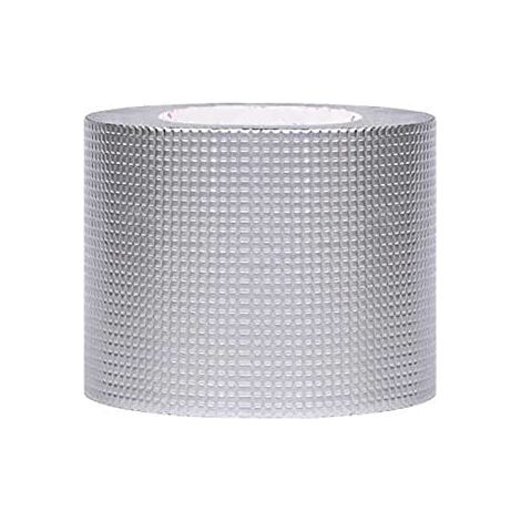 Ruban adhésif - Ruban imperméable extrêmement collant et durable - Bouchon de fuite efficace - Dimension : 5cm x 5m - Couleur argent - Auto-adhésif (1/5)