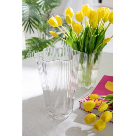 J-Line vase Clara - verre - transparent - small - Ø 15 cm (1/3)