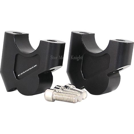 28-mm-Lenkererhöhung für Motorräder, Drag-Lenkerverlängerungsadapter für Honda CB500X 2020 CB 500 X – Schwarz (1/5)