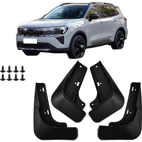 Bavettes de protection anti-éclaboussures compatibles avec Ford Equator 2025, accessoires de protection avant et arrière, ensemble de 4 pièces (1/5)