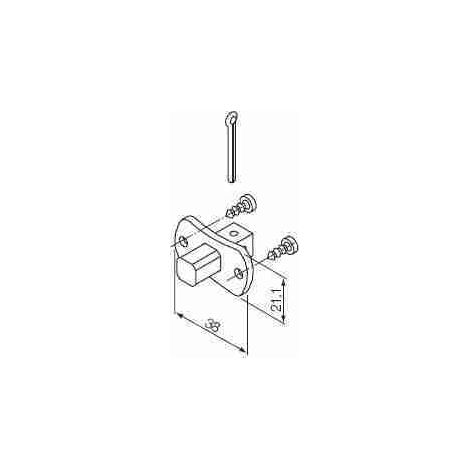 Nice 523.10013 - Bolzen Vierkant 10 mm