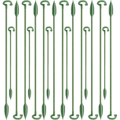 40 tuteurs pour plantes grimpantes, supports fixes pour pots de fleurs et plantes succulentes. (1/5)