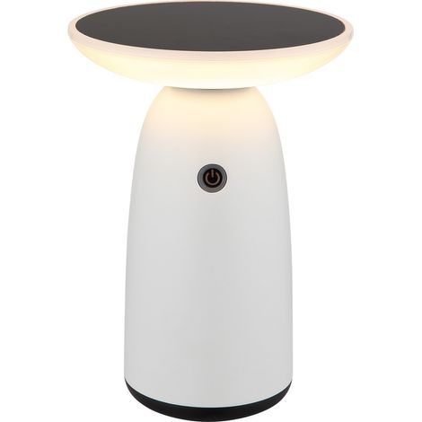 Globo Solarleuchte Lampada portatile da esterno, bianca opaca, IP54, LED dimmerabile 3000K, touch dimmer (1/5)