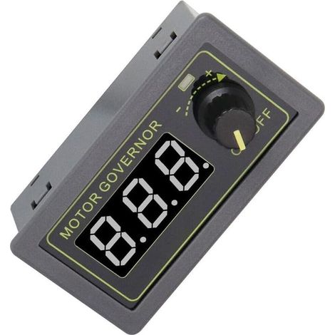 1 Régulateur de vitesse moteur PWM 5V 12V 24V, Bouton codage numérique, Cycle service réglable, Démarrage progressif, Contrôle externe