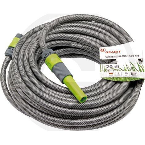 Kit tubo acqua flessibile giardino irrigazione 20m 26070213