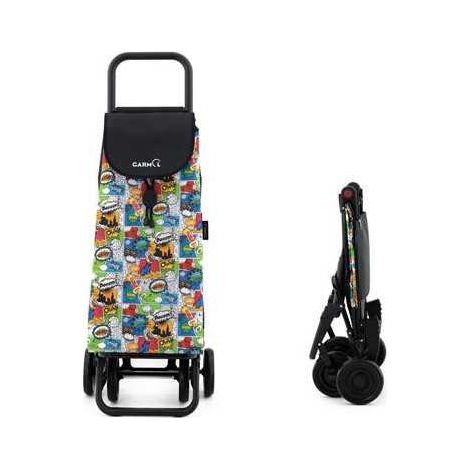 Carro compra GARMOL G4P tbo estampado 55l. plegable