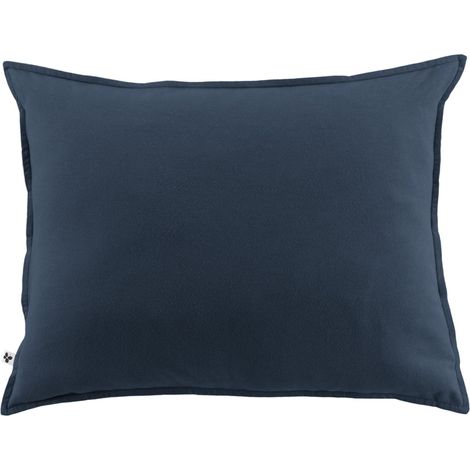 Taie d'oreiller flanelle chaude 50 x 70 cm Candice Bleu (1/2)
