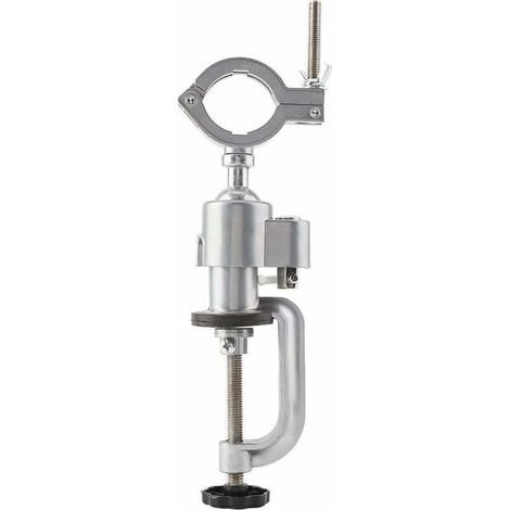 Soporte multifuncional de 360° para taladro eléctrico, soporte de reparación, mordaza de sujeción, aleación de aluminio, taladro rotativo, ideal para manualidades, construcción y metalurgia. (1/5)