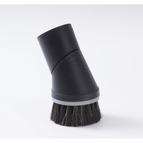 Embout plumeau pour aspirateur – Brosse de fixation – Compatible avec tubes 35 mm – Pour meubles et rideaux – Noir (1/5)