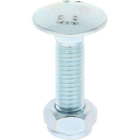 Boulon avec écrou, filetage M8x1,25, longueur 30 mm, 8,8, pour éléments de charrue 51-1035