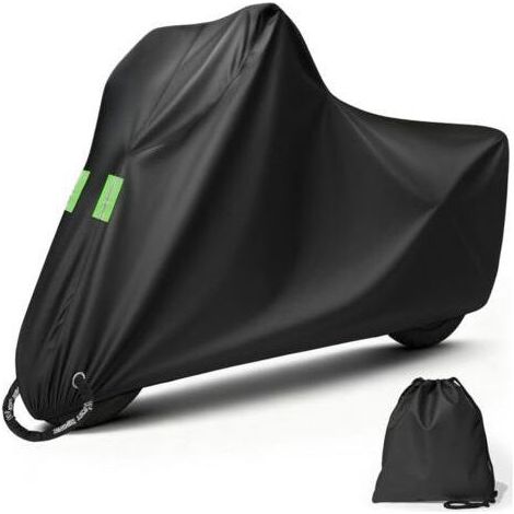 Bache Moto, Housse Moto Exterieur Etanche, Bache de Protection Hivernale pour Motos, Housse Anti-Rayures et poussière pour Motocross/Scooter/vélos électriques/vélos.(245cmx105cmx125cm) (1/4)