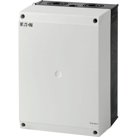 Eaton Caja de material aislante CI-K5, A x A x P = 280 x 200 x 160 mm, + Carril de soporte, 206892