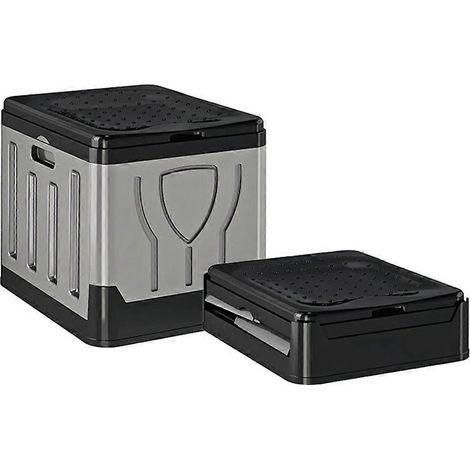 Tragbare Campingtoilette, faltbarer Eimer mit großem Fassungsvermögen für Wanderungen, Wohnmobilreisen, Autoreisen, Strand, Zelt oder Boot. (1/5)