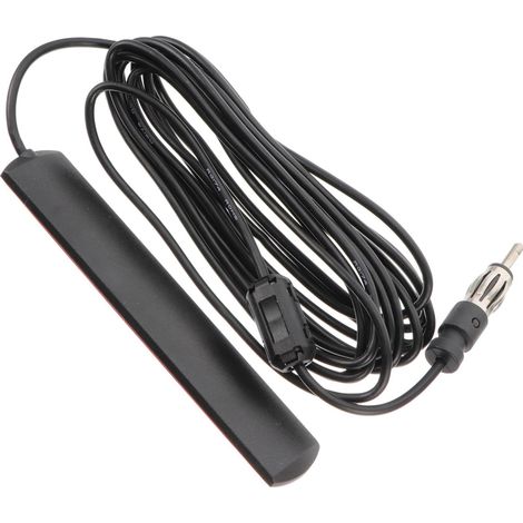 Antenne Stéréo Voiture Radio Cuivre et FM en Amplifiée de Aluminium Réception Améliorée Sensibilité Renforcée pour Camping-Cars et Motos (1/5)