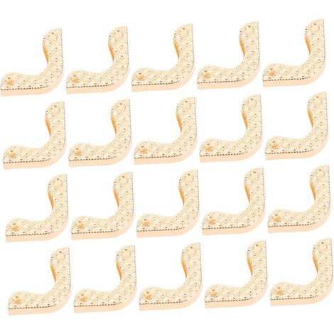 Lot de 20 protections d'angle en alliage de zinc pour boîtes (1/5)