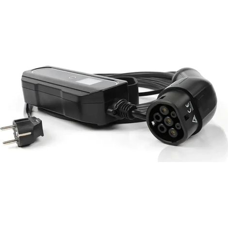 Manuzen - Câble de recharge voiture électrique Type 1/2 – 5 m, 16 A IP66 – Type 2