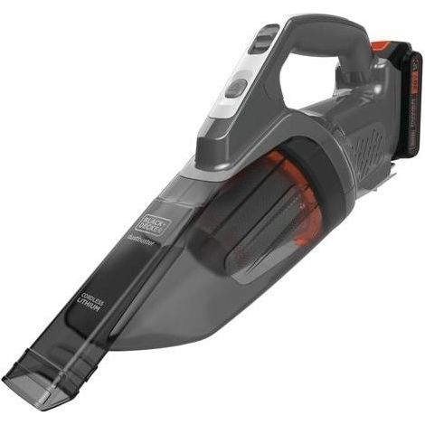 Black+Decker BCHV001C1 Aspirabriciole senza Sacchetto Nero-Grigio-Arancione