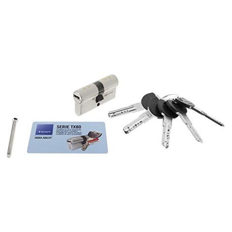 Cilindro di alta sicurezza TESA TX85 35x35 LN R15 camma lunga