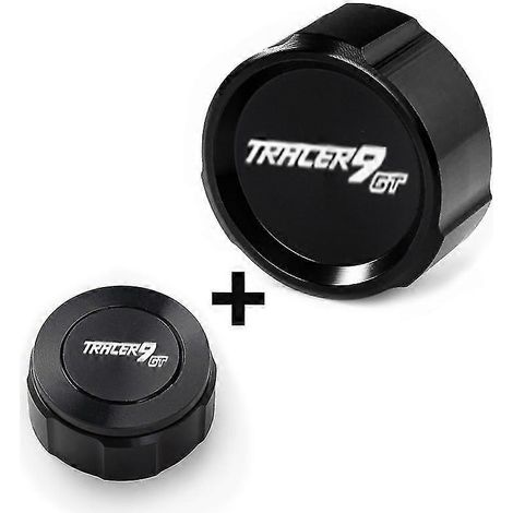Accessoires de protection pour bouchons de liquide de frein avant et arrière de moto Yamaha Tracer 9GT 2021-2022 - Noir (1/4)