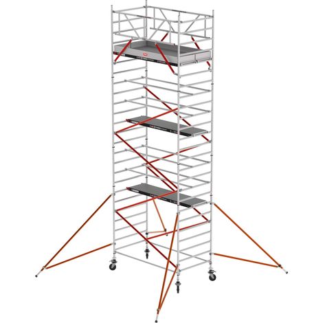 Altrex Fahrgerüst RS Tower 52 Aluminium mit Fiber-Deck Plattform 8,20m AH 1,35x1,85m (1/5)