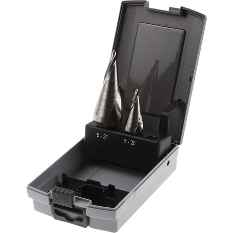 Coffret de forets RS PRO HSS 5mm à 31mm, 2 pièces ( Prix pour 1 Jeu )