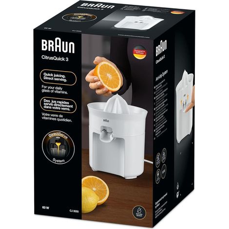 Exprimidor Braun MultiQuick 7 CJ 7050 BK 160W con Sistema Antigoteo