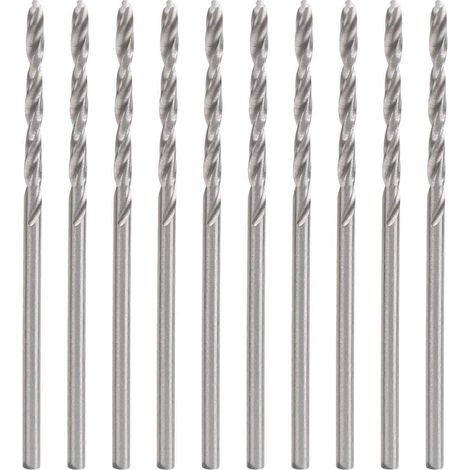 10 Stück Spiralbohrer mit kleinem geradem Schaft, 1,75 mm, für Perlbohrmaschinen, Werkzeuge und Hardware