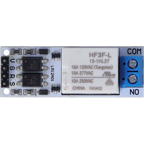 Module de relais à verrouillage, interrupteur de maintien bistable à bascule autobloquante, carte DC12V 10A LR12A01 (1/5)
