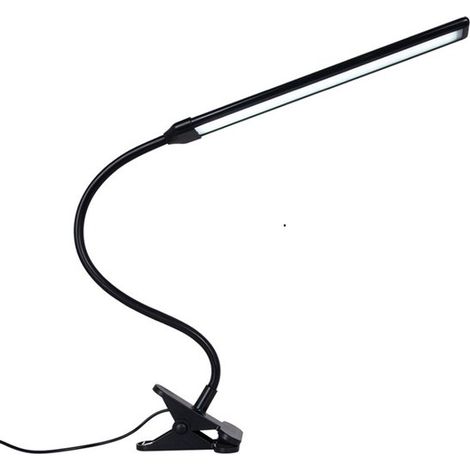 Klemmleuchte 38 LED-Klemm-Bettlampe Leselampe mit Klemme für Kinder 3 Farben und 10 Helligkeitsstufen stufenlos verstellbar stabile Klemme und F (1/2)