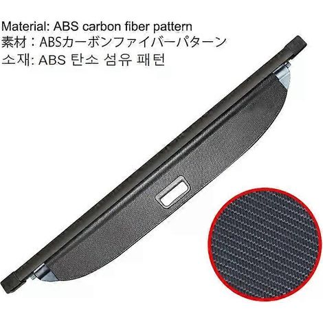 Cache-bagages rétractable pour Kia Sportage NQ5 2024-2023 avec protection et écran de sécurité pour préserver l'intimité des bagages. Accessoires inclus. (1/5)
